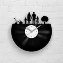 FAMILY PORTRAIT SILHOUETTE - Vinyl Record Clock
