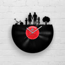 FAMILY PORTRAIT SILHOUETTE - Vinyl Record Clock