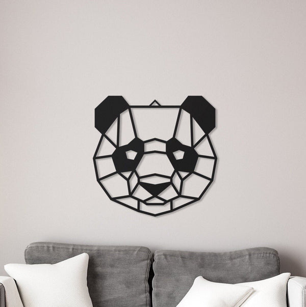 PANDA THEMED wooden wall hanging