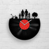 FAMILY PORTRAIT SILHOUETTE - Vinyl Record Clock