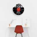BULLDOG PORTRAIT - Vinyl Record Wall Clock