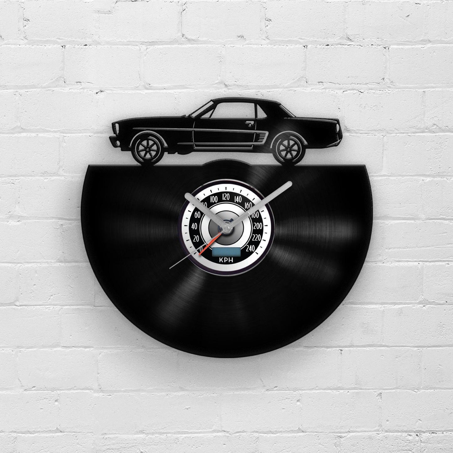 CLASSIC SPORTS CAR - Vinyl Record Wall Clock