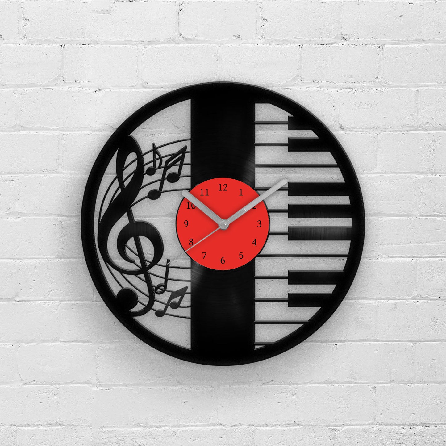 PIANIST - Vinyl Record Wall Clock