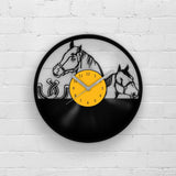 HORSE PORTRAIT - Vinyl Record Clock