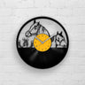 HORSE PORTRAIT - Vinyl Record Clock