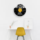 BULLDOG PORTRAIT - Vinyl Record Wall Clock