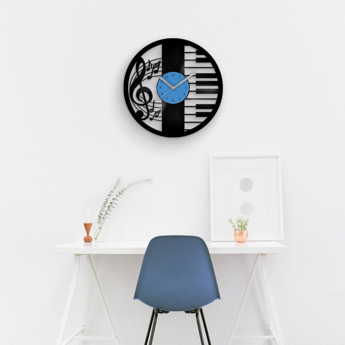 PIANIST - Vinyl Record Wall Clock