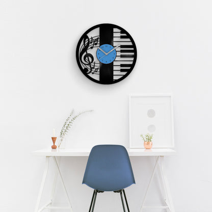 PIANIST - Vinyl Record Wall Clock