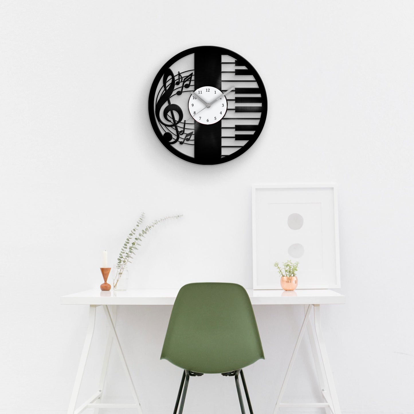 PIANIST - Vinyl Record Wall Clock