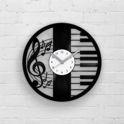 PIANIST - Vinyl Record Wall Clock