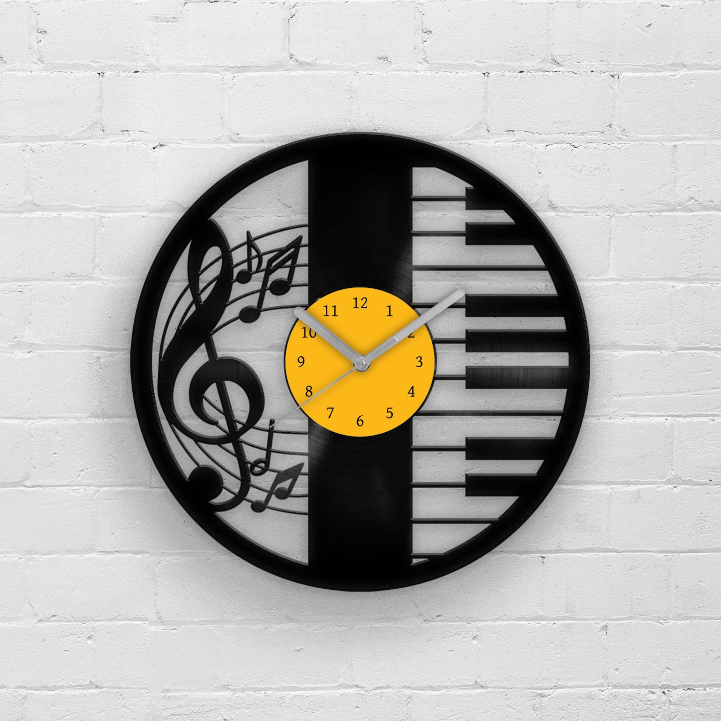 PIANIST - Vinyl Record Wall Clock