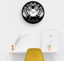 Yoga & Meditation Inspired Vinyl Record Wall Clock