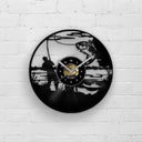 FISHERMAN - GIFT FOR FISHER - Vinyl Record Wall Clock