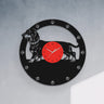 DACHSHUND DOG PORTRAIT - Vinyl Record Wall Clock