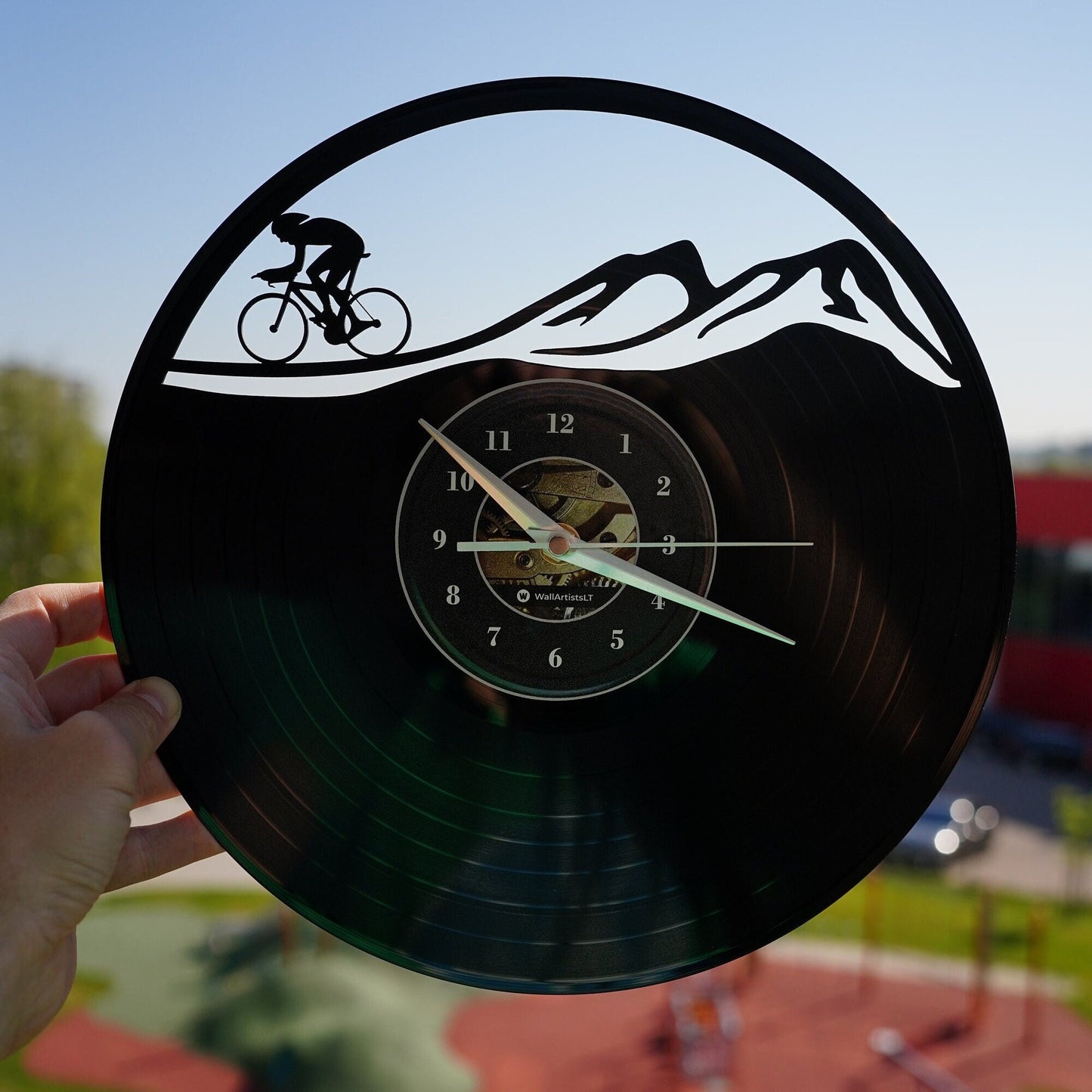 CYCLIST - Vinyl Clock