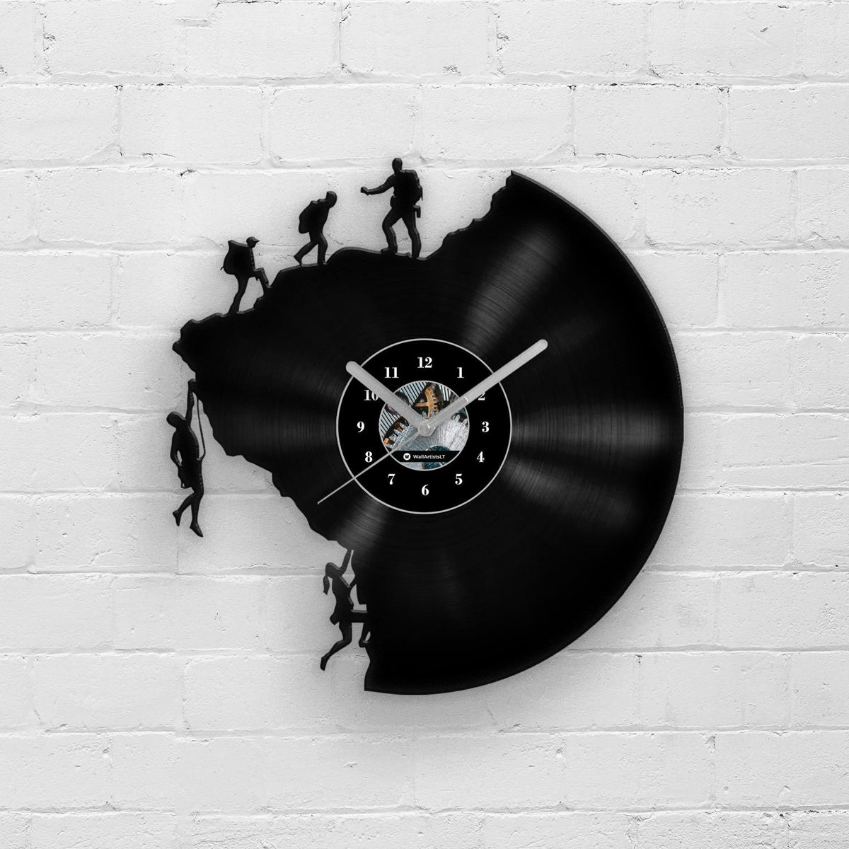 CLIMBING MEN - Vinyl Record Wall Clock
