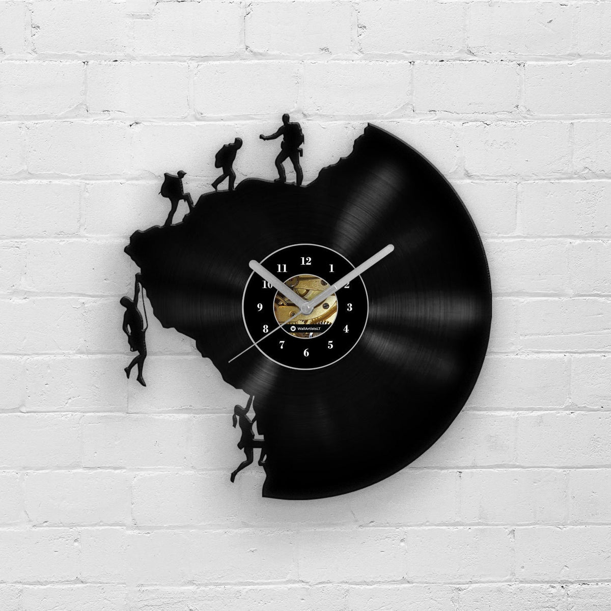 CLIMBING MEN - Vinyl Record Wall Clock
