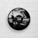 FISHERMAN - GIFT FOR FISHER - Vinyl Record Wall Clock
