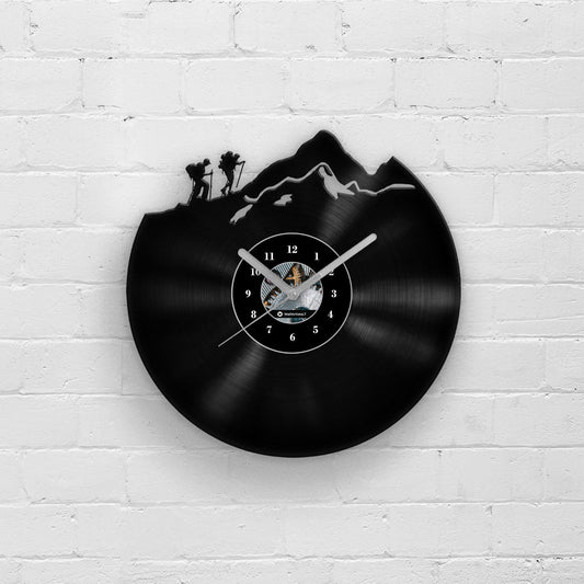 HIKING MEN - CLIMBING GIFT - Vinyl Record Wall Clock