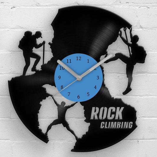 Rock Climbing - Vinyl Wall Clock 12''