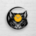 CAT LOVER GIFT - CAT PORTRAIT - Vinyl Record Wall Clock "12
