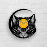 CAT LOVER GIFT - CAT PORTRAIT - Vinyl Record Wall Clock "12